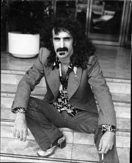 Frank Zappa, at The Royal Garden Hotel in London, September 1974